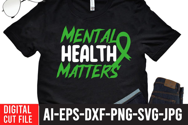 Mental Health Matters SVG Cut File SVG BlackCatsMedia 
