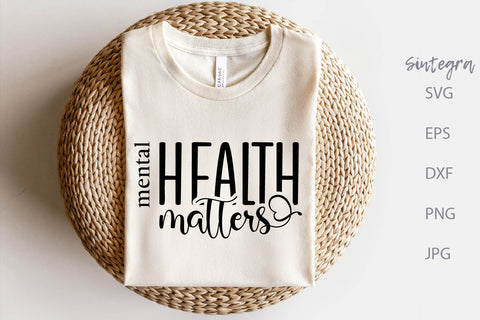 Mental Health Matters SVG Free For Commercial Use SVG Sintegra 