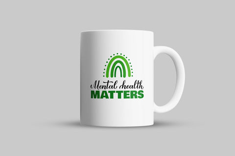 Mental Health Matters SVG. Hand lettered quote SVG LaBelezoka 