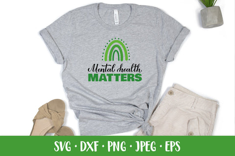 Mental Health Matters SVG. Hand lettered quote SVG LaBelezoka 