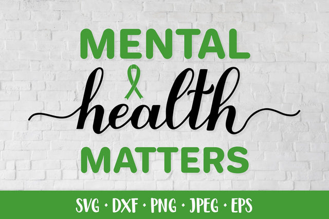 Mental Health Matters SVG. Positive quote SVG LaBelezoka 