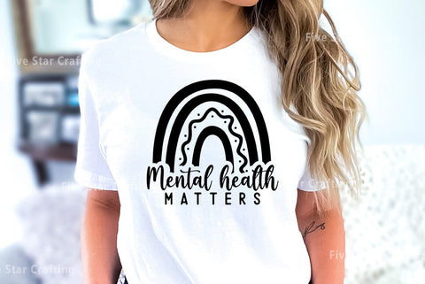 Mental Health Quote SVG Design Bundle SVG FiveStarCrafting 