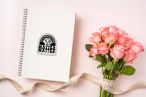 Mental Health Sticker Bundle Sublimation DESIGNS DARK 