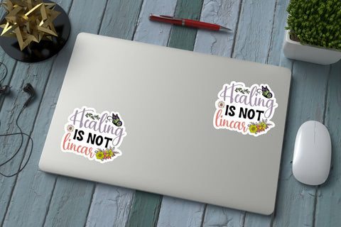 Mental Health Sticker Bundle Sublimation DESIGNS DARK 