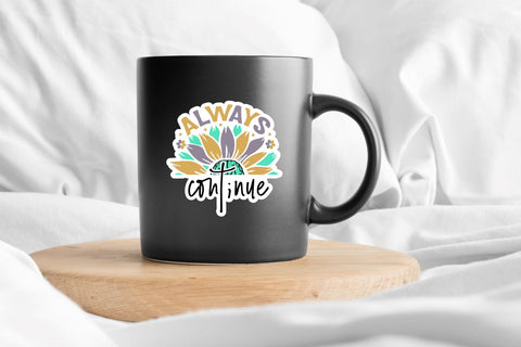 Mental Health Sticker Bundle Sublimation DESIGNS DARK 