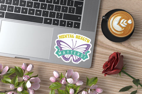 Mental Health Sticker Bundle Sublimation DESIGNS DARK 