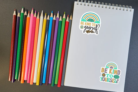 Mental Health Sticker Bundle Sublimation DESIGNS DARK 