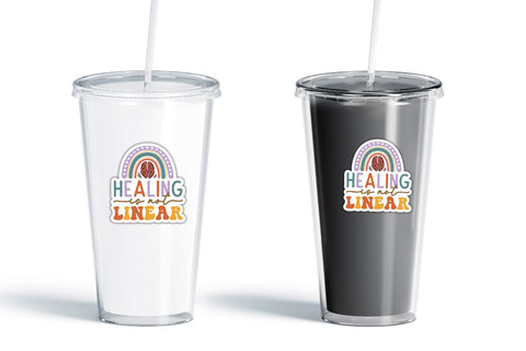 Mental Health Sticker Bundle Sublimation DESIGNS DARK 