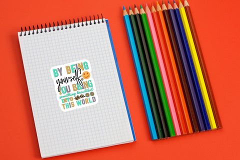 Mental Health Sticker Bundle Sublimation DESIGNS DARK 