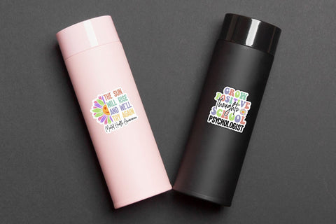 Mental Health Sticker Bundle Sublimation DESIGNS DARK 