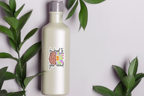 Mental Health Sticker Bundle Sublimation DESIGNS DARK 