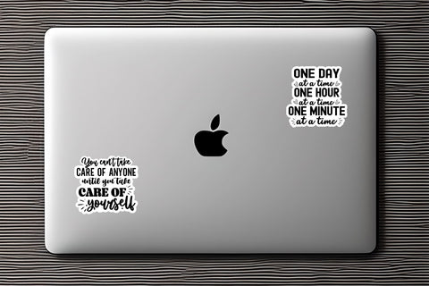 Mental Health Sticker Bundle Sublimation DESIGNS DARK 