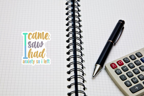 Mental Health Sticker Bundle Sublimation DESIGNS DARK 