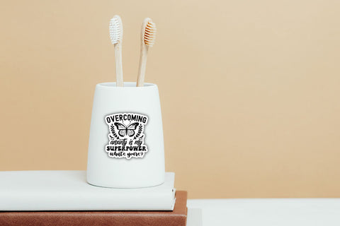 Mental Health Sticker Bundle Sublimation DESIGNS DARK 