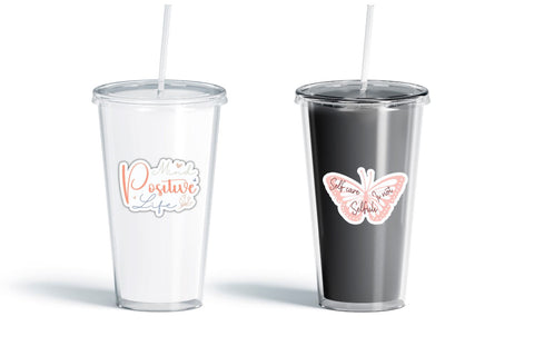 Mental Health Sticker Bundle Sublimation DESIGNS DARK 