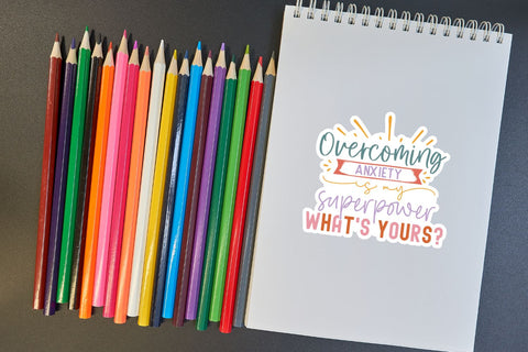 Mental Health Sticker Bundle Sublimation DESIGNS DARK 