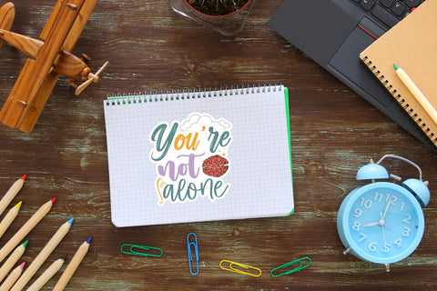 Mental Health Sticker Bundle Sublimation DESIGNS DARK 