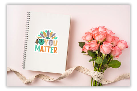 Mental Health Sticker Bundle Sublimation DESIGNS DARK 