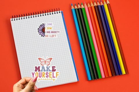 Mental Health Sticker Bundle SVG DESIGNS DARK 