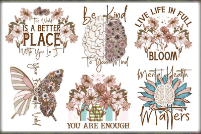 Mental Health Sublimation Bundle Sublimation Jagonath Roy 