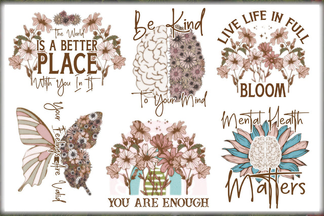 Mental Health Sublimation Bundle Sublimation Jagonath Roy 