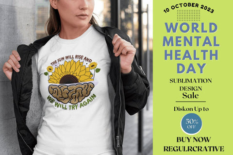 Mental Health Sublimation Bundle SVG Regulrcrative 