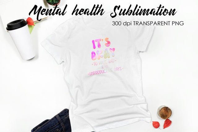 Mental Health Sublimation | T-Shirt Design Sublimation Fly Design 