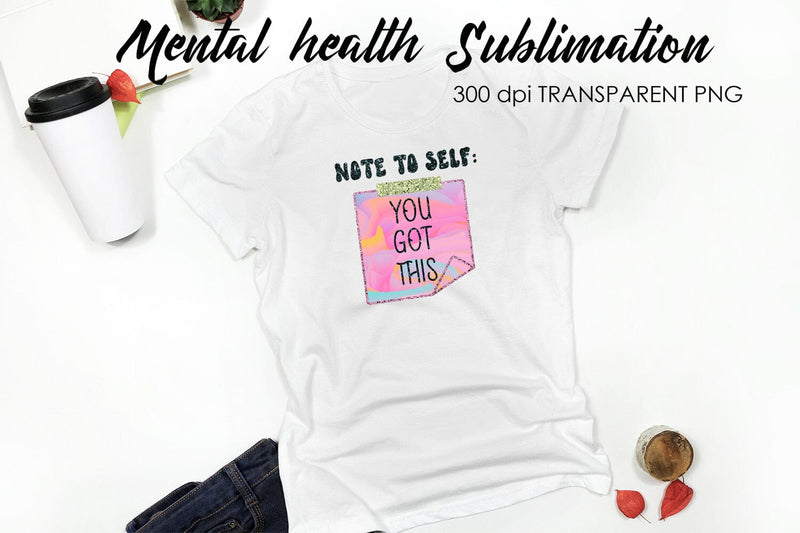 Mental Health Sublimation | T-Shirt Design Sublimation Fly Design 