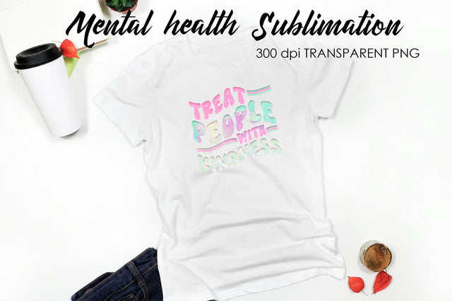 Mental Health Sublimation | T-Shirt Design Sublimation Fly Design 