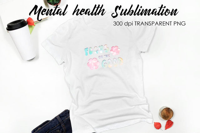 Mental Health Sublimation | T-Shirt Design Sublimation Fly Design 