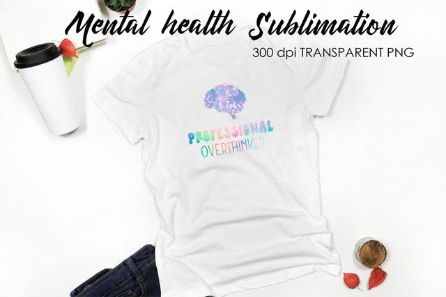 Mental Health Sublimation | T-Shirt Design Sublimation Fly Design 