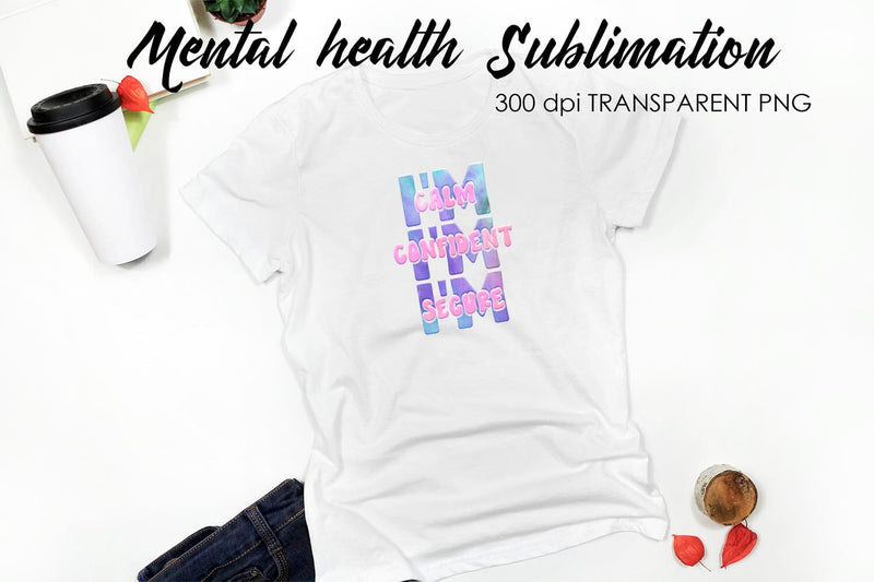 Mental Health Sublimation | T-Shirt Design Sublimation Fly Design 