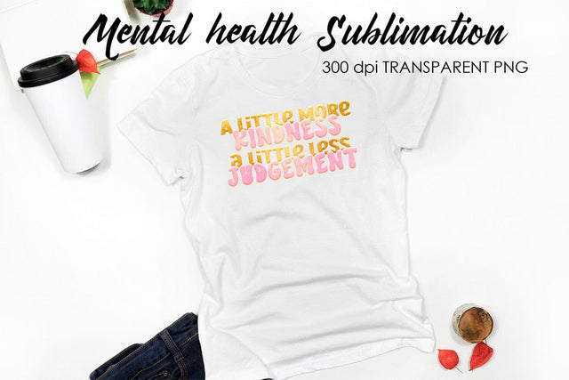 Mental Health Sublimation | T-Shirt Design Sublimation Fly Design 