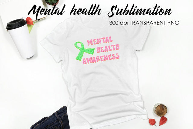 Mental Health Sublimation | T-Shirt Design Sublimation Fly Design 