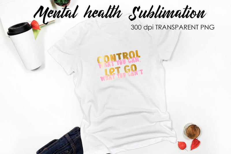 Mental Health Sublimation | T-Shirt Design Sublimation Fly Design 