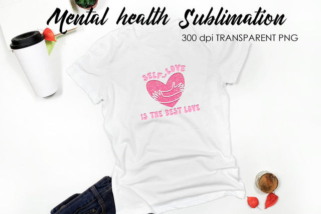 Mental Health Sublimation | T-Shirt Design Sublimation Fly Design 