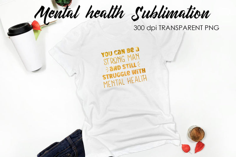 Mental Health Sublimation | T-Shirt Design Sublimation Fly Design 