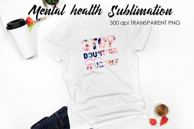 Mental Health Sublimation | T-Shirt Design Sublimation Fly Design 