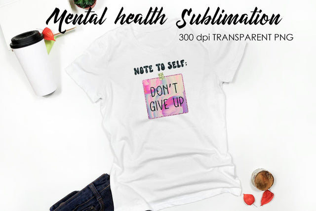 Mental Health Sublimation | T-Shirt Design Sublimation Fly Design 