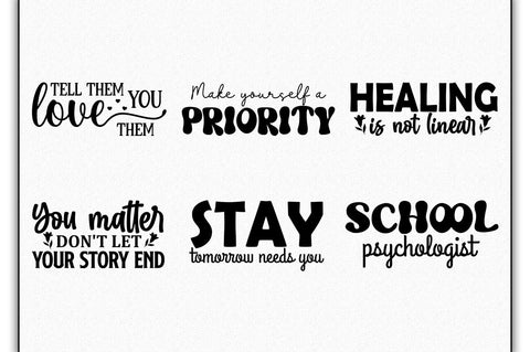 Mental Health SVG Bundle SVG Shetara Begum 