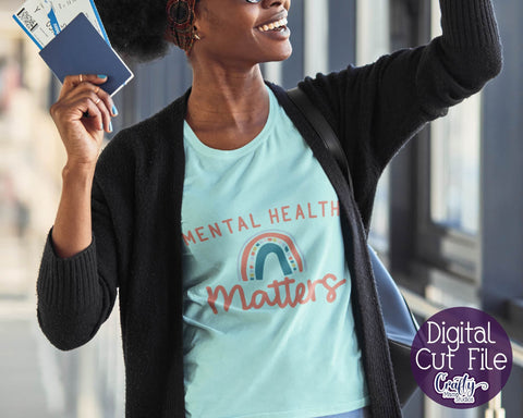 Mental Health Svg - Depression - Suicide Awareness - Self Love - Mental Health Matters SVG Crafty Mama Studios 