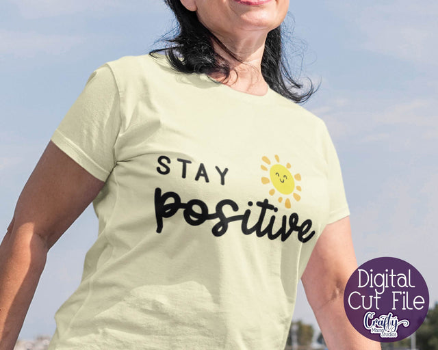 Mental Health Svg - Depression - Suicide Awareness - Self Love - Stay Positive SVG Crafty Mama Studios 