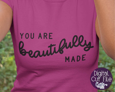 Mental Health Svg - Depression - Suicide Awareness - Self Love - You Are Beautifully Made SVG Crafty Mama Studios 