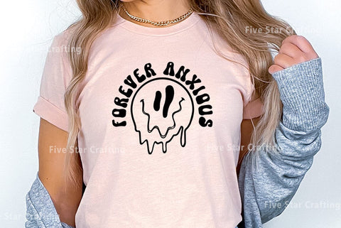 Mental health SVG Design, Forever anxious SVG FiveStarCrafting 