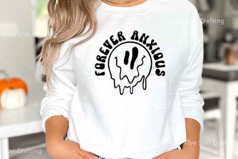 Mental health SVG Design, Forever anxious SVG FiveStarCrafting 