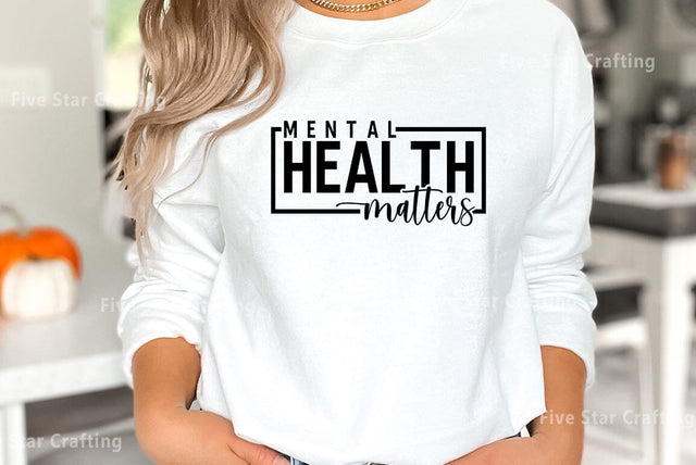 Mental health SVG Design, Mental health matters SVG FiveStarCrafting 