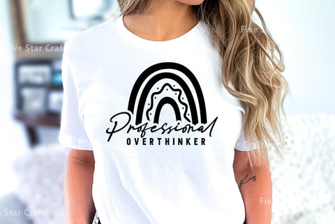 Mental health SVG Design, Professional Overthinker SVG FiveStarCrafting 