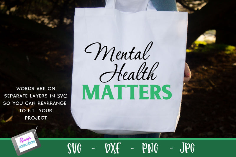Mental Health SVG - Mental Health Matters SVG Stacy's Digital Designs 