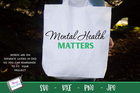 Mental Health SVG - Mental Health Matters SVG Stacy's Digital Designs 