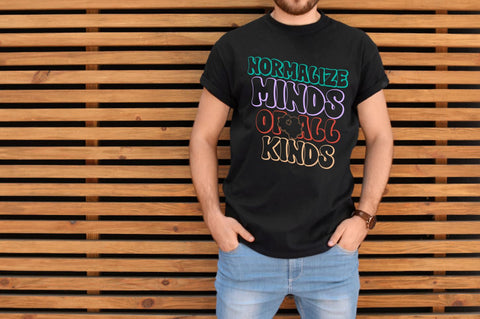 Mental Health T-Shirt Bundle SVG DESIGNS DARK 